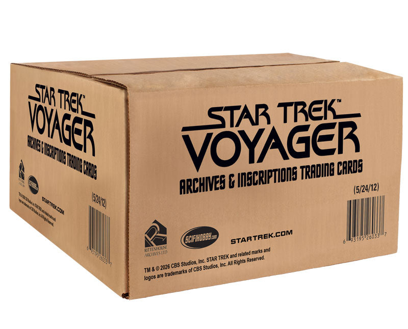 Star Trek Voyager Archives & Inscriptions  - Case of Trading Cards