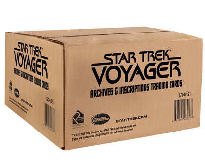 Star Trek Voyager Archives & Inscriptions  - Case of Trading Cards