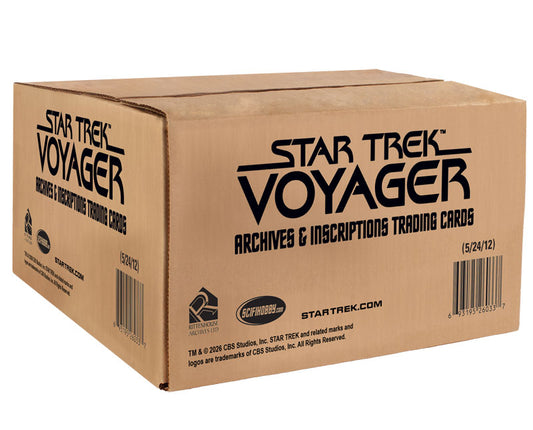 Star Trek Voyager Archives & Inscriptions  - Case of Trading Cards