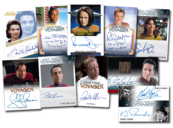 Star Trek Voyager Archives & Inscriptions - Box of Trading Cards